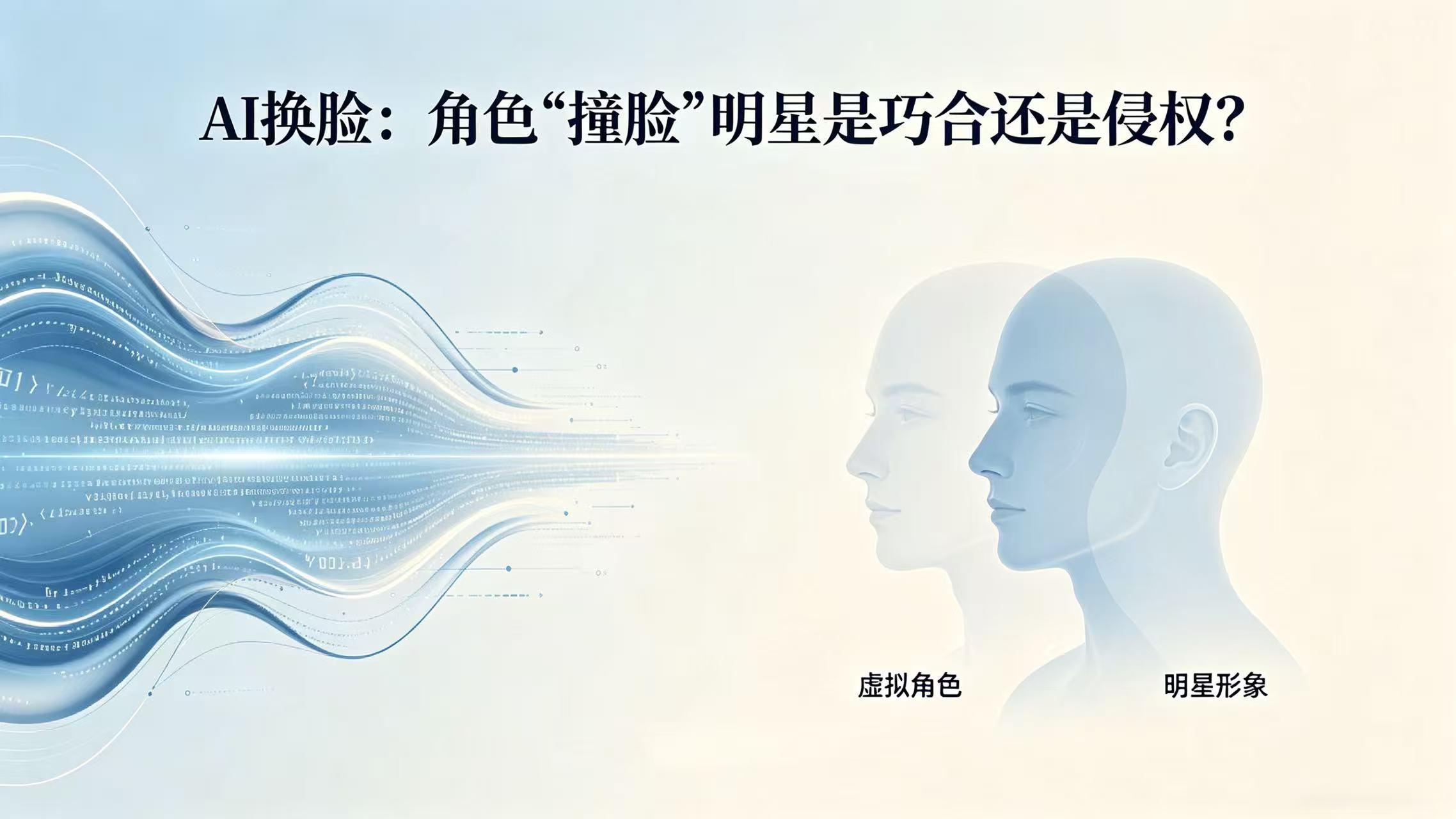AI換臉讓角色“撞臉”明星，是巧合還是侵權(quán)？